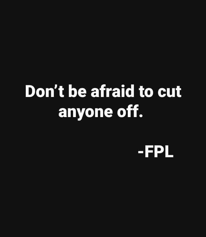 cut someone off quotes