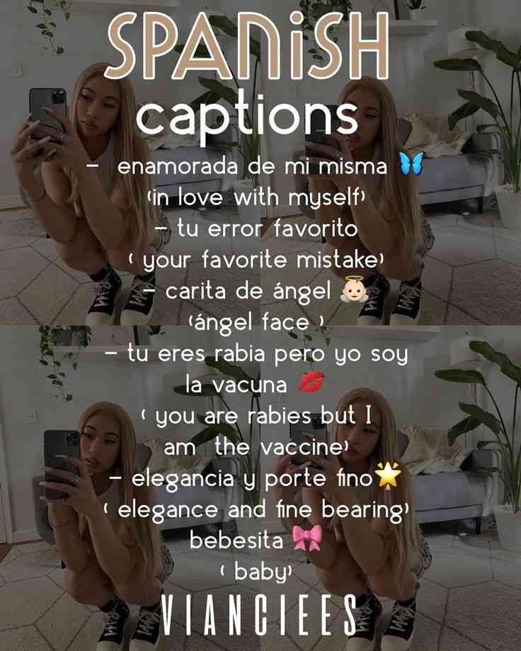facebook captions in spanish