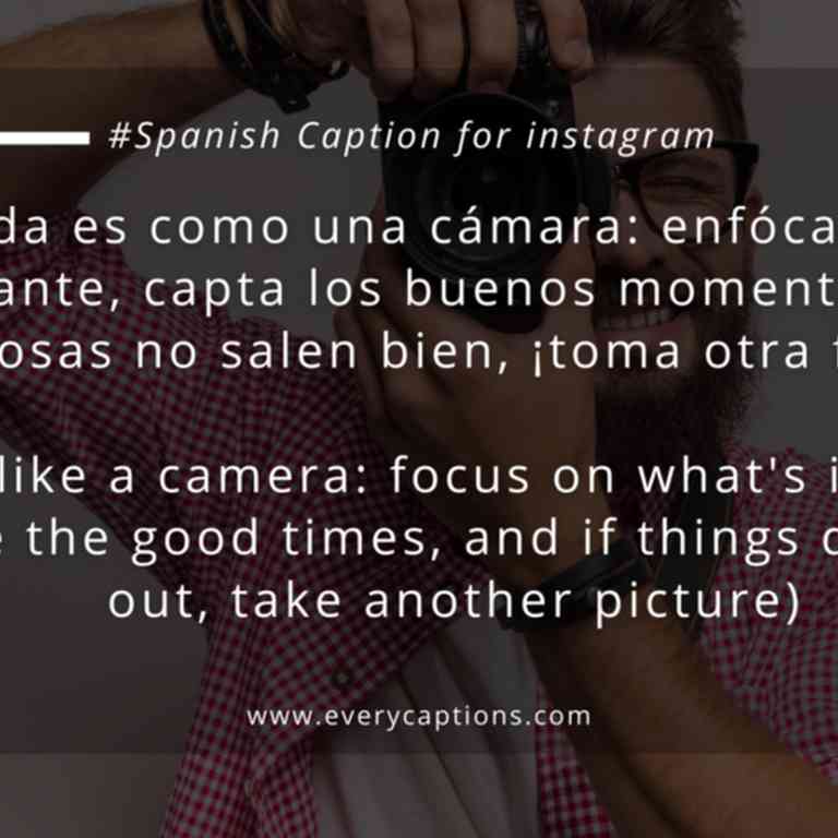 facebook captions in spanish