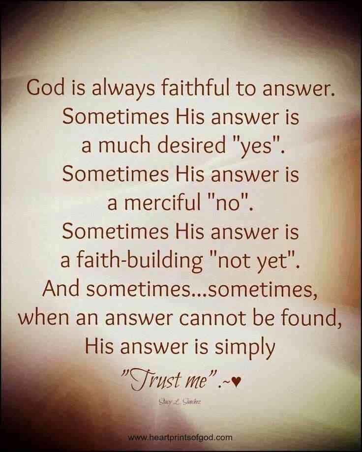 god is faithful quotes