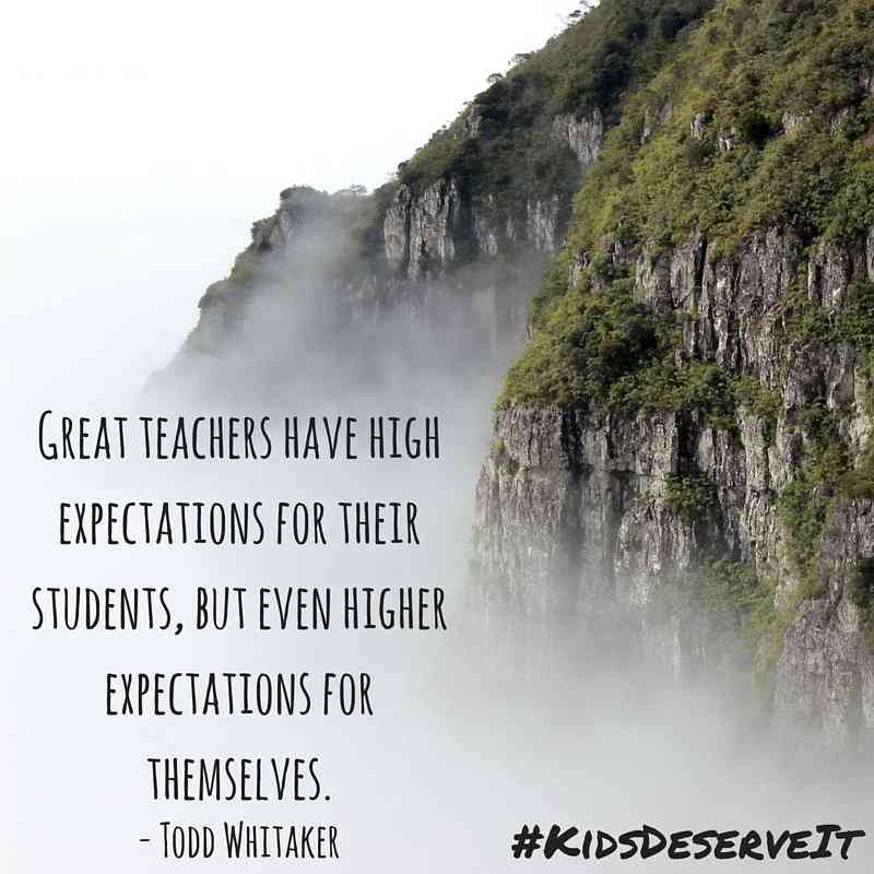 Inspirational High Expectations Quotes