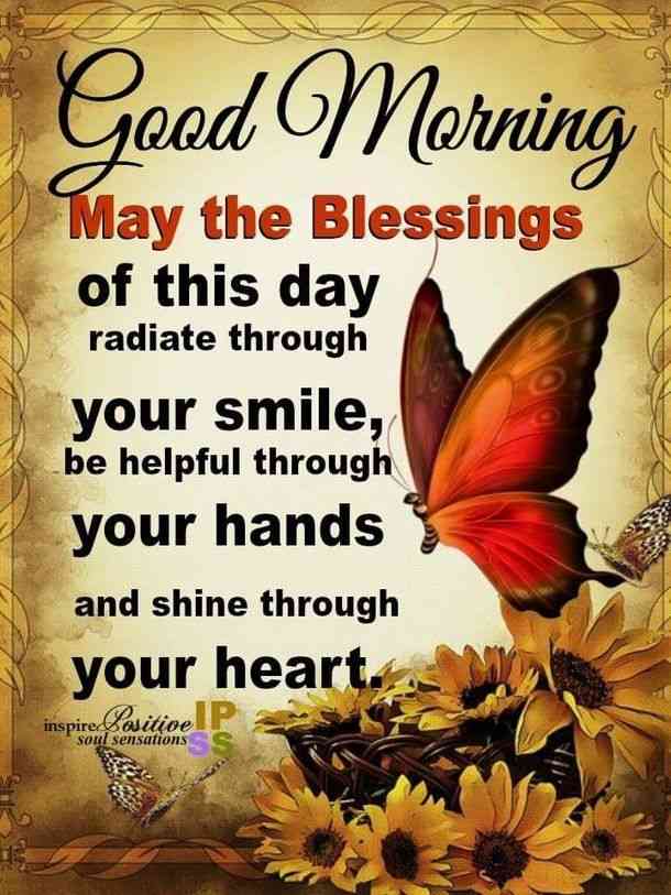 inspiration good morning blessings quotes