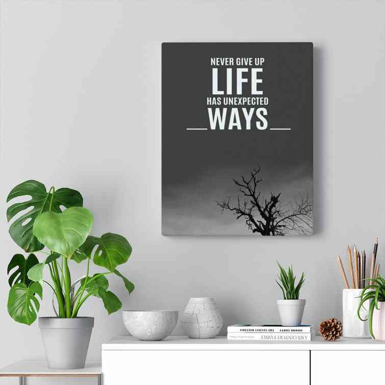 inspirational quote wall art