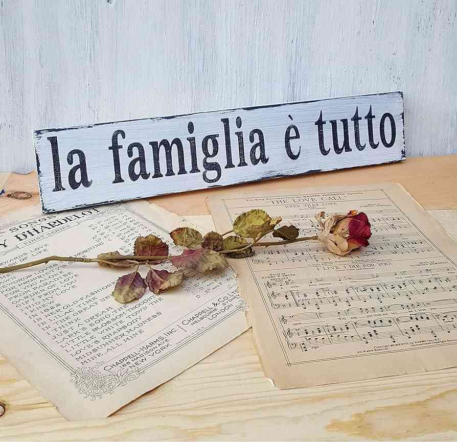 italian quotes about family