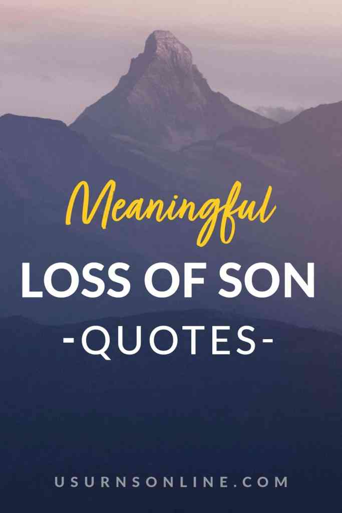 loss of a son quotes