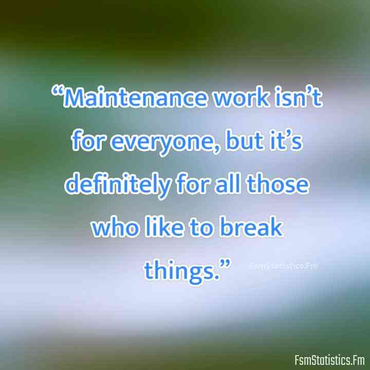 maintenance quotes