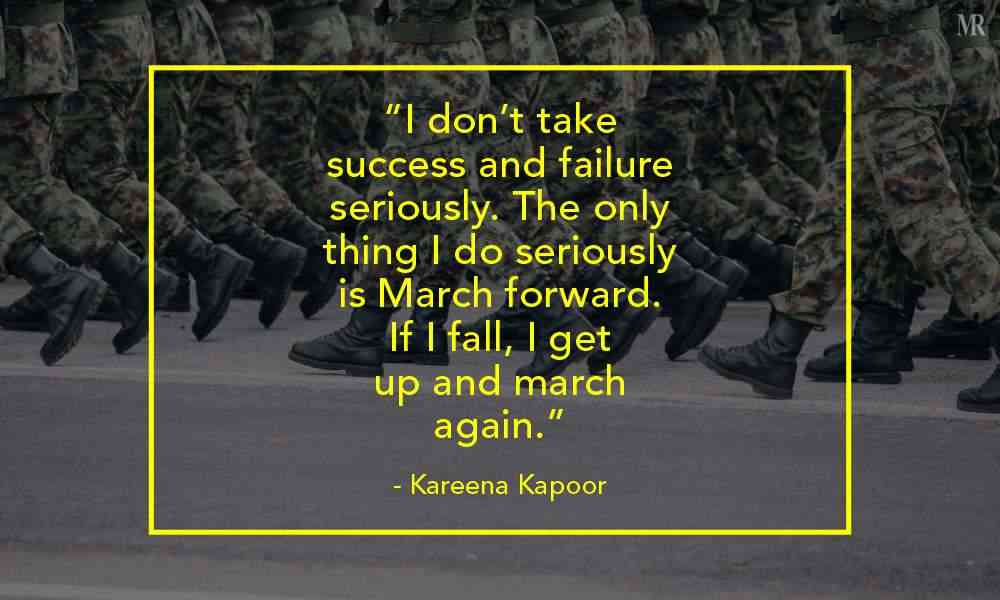 marching on quotes
