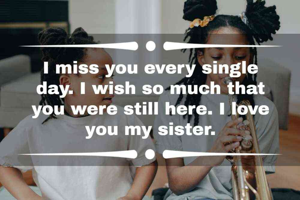 missing my sister quotes