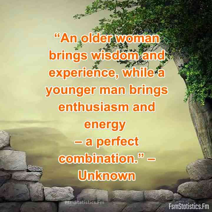 older woman younger man relationship quotes