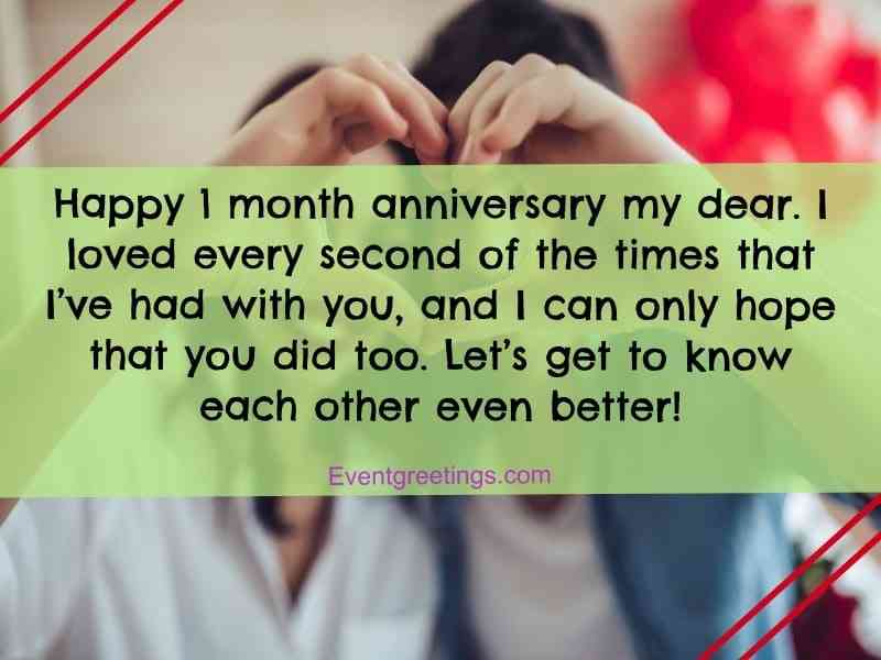 one month anniversary quotes