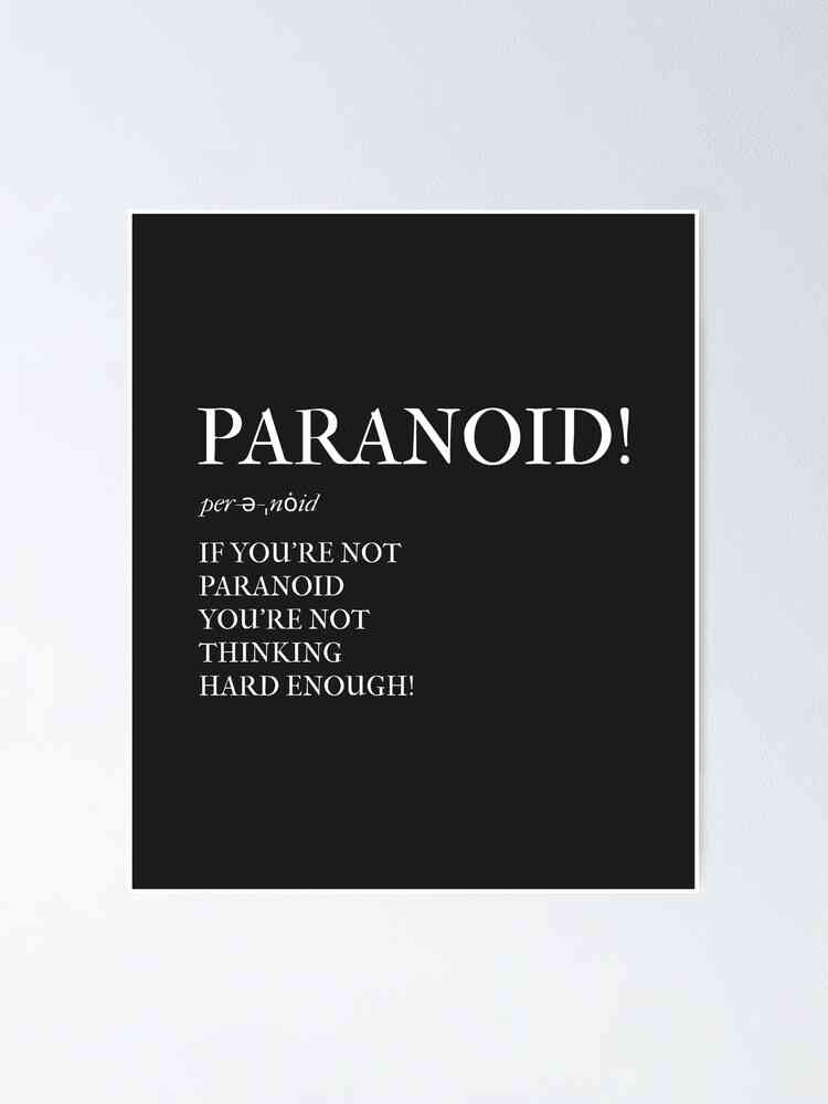 paranoid quotes