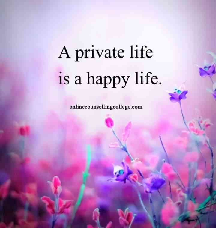privacy life quotes