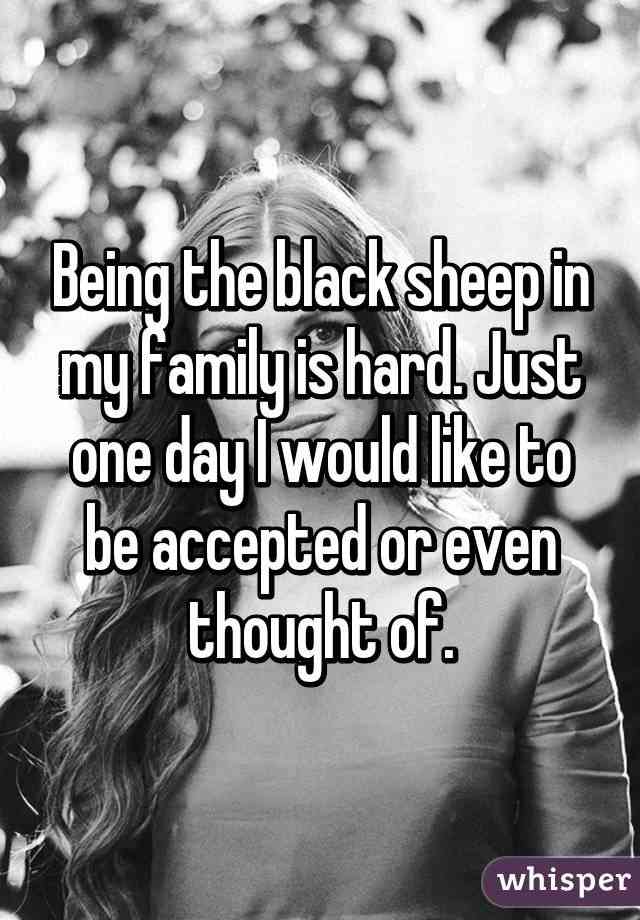 quotes about black sheep of the family