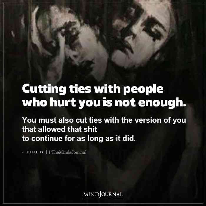 quotes about cutting people off