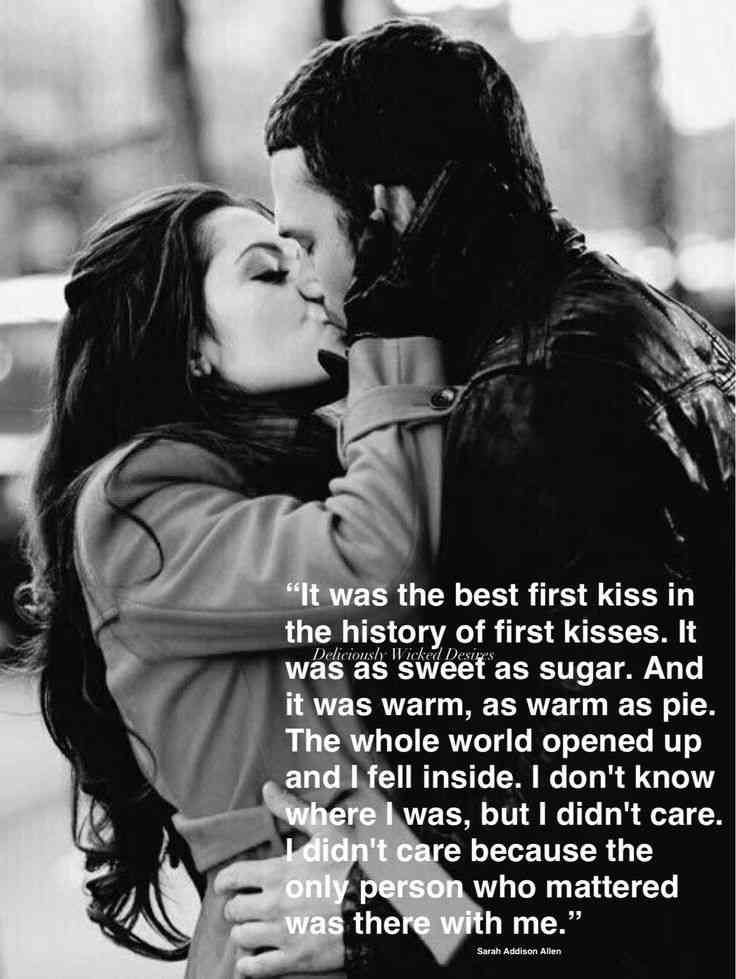 quotes about first kisses