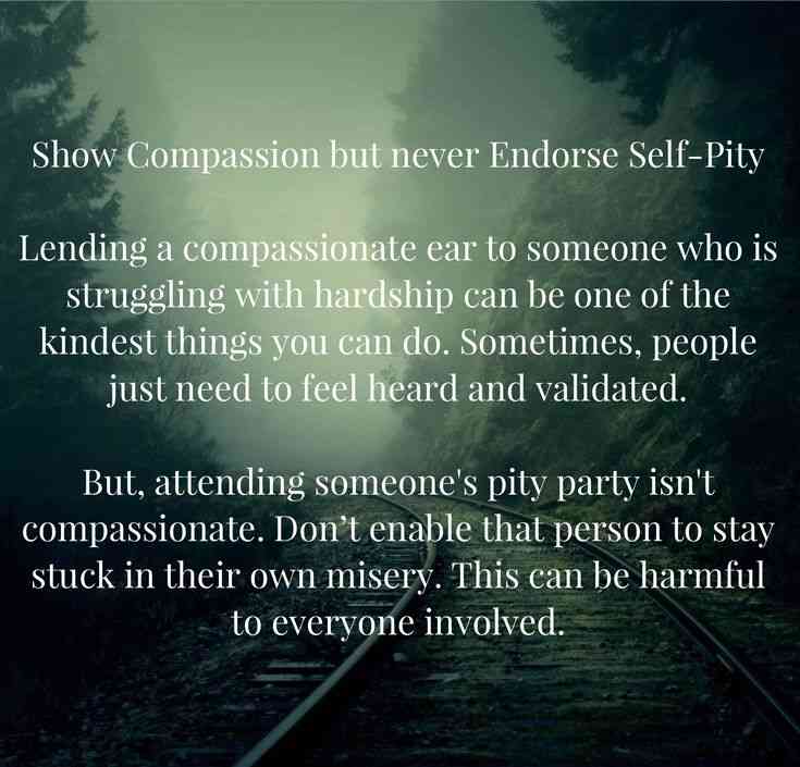 quotes about pity party