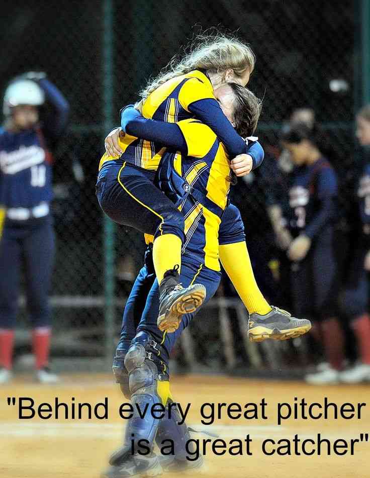 quotes about softball catchers