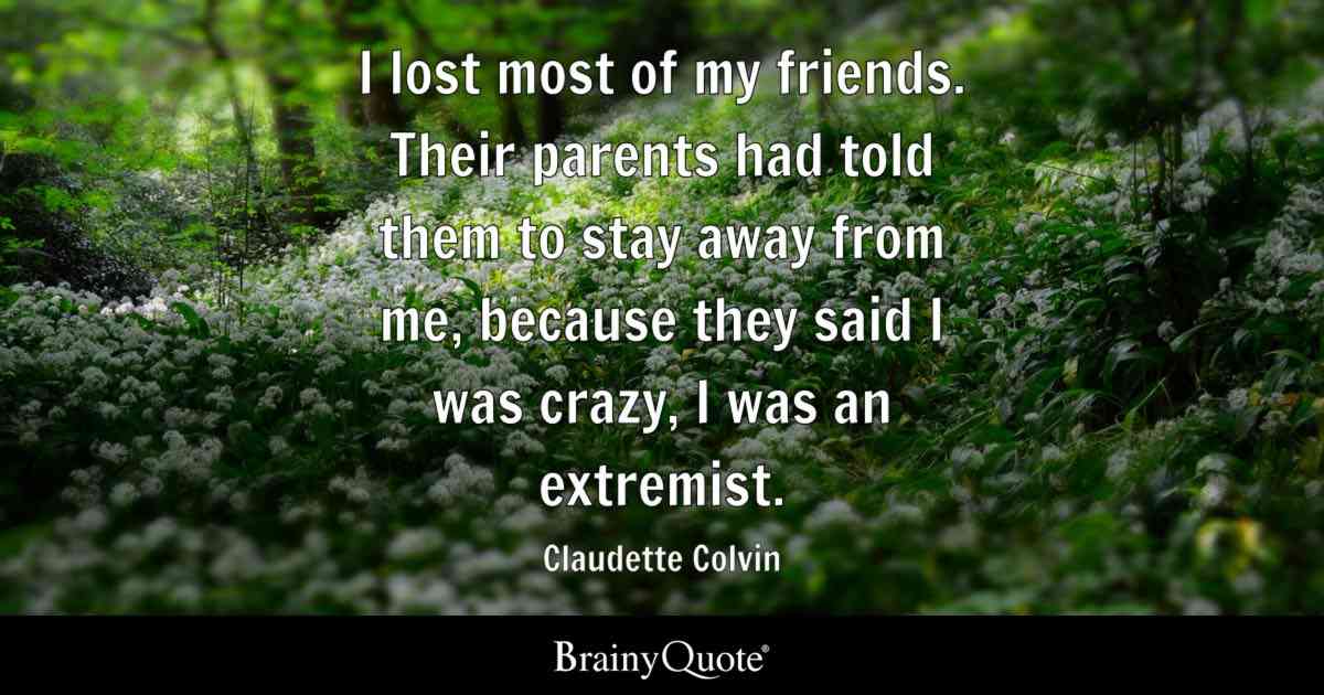 quotes by claudette colvin