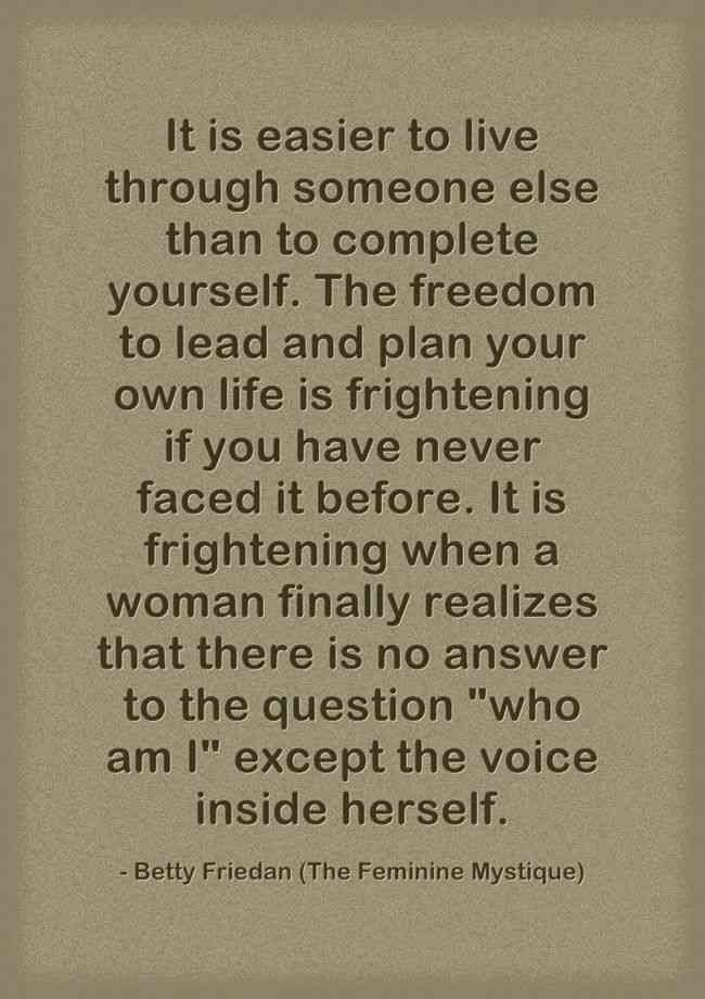 quotes from the feminine mystique
