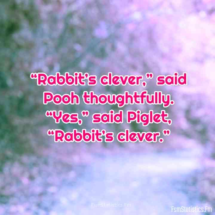 rabbit quotes winnie the pooh