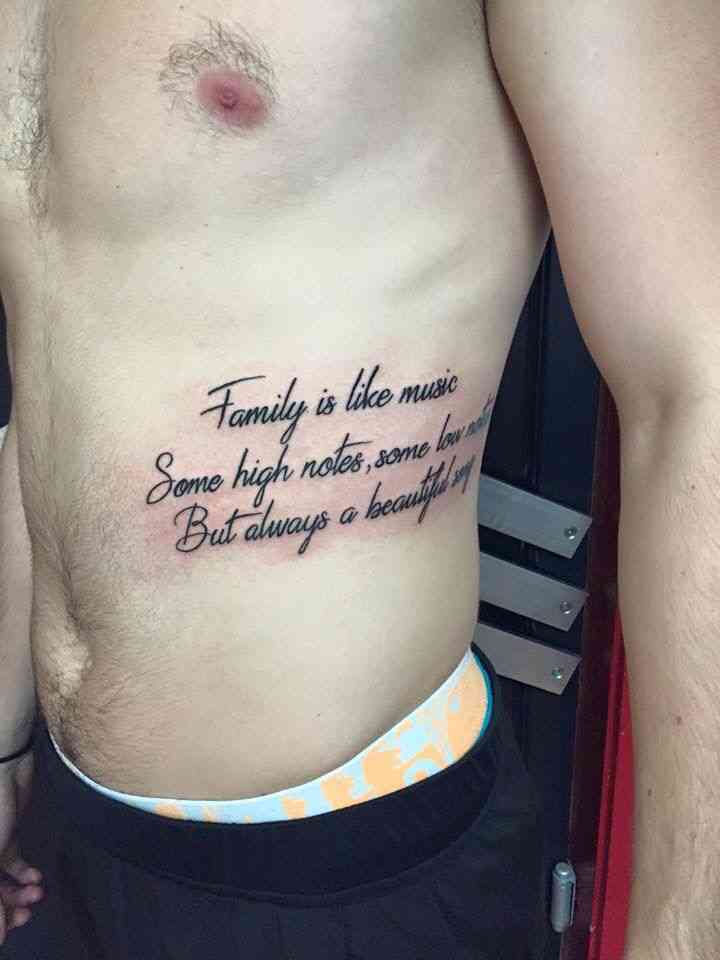 rib tattoos quotes