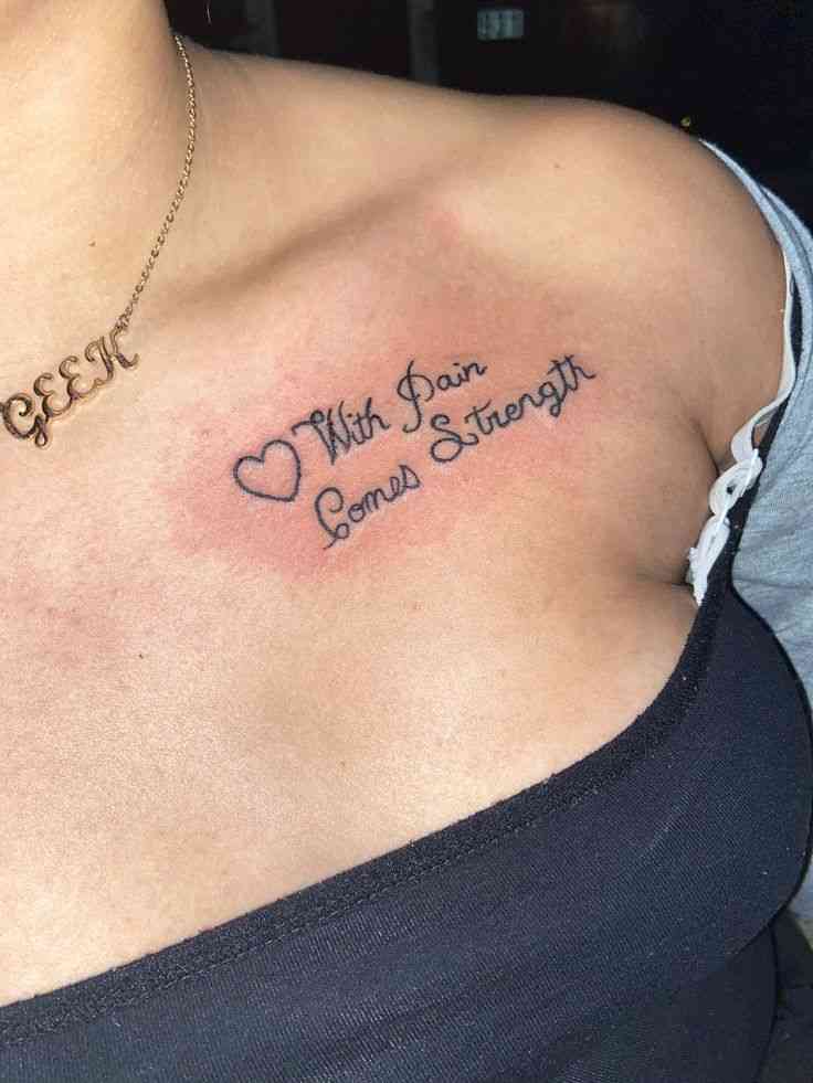 shoulder quote tattoos