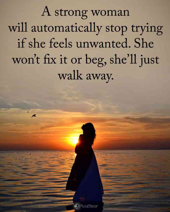 strong woman walk away quotes