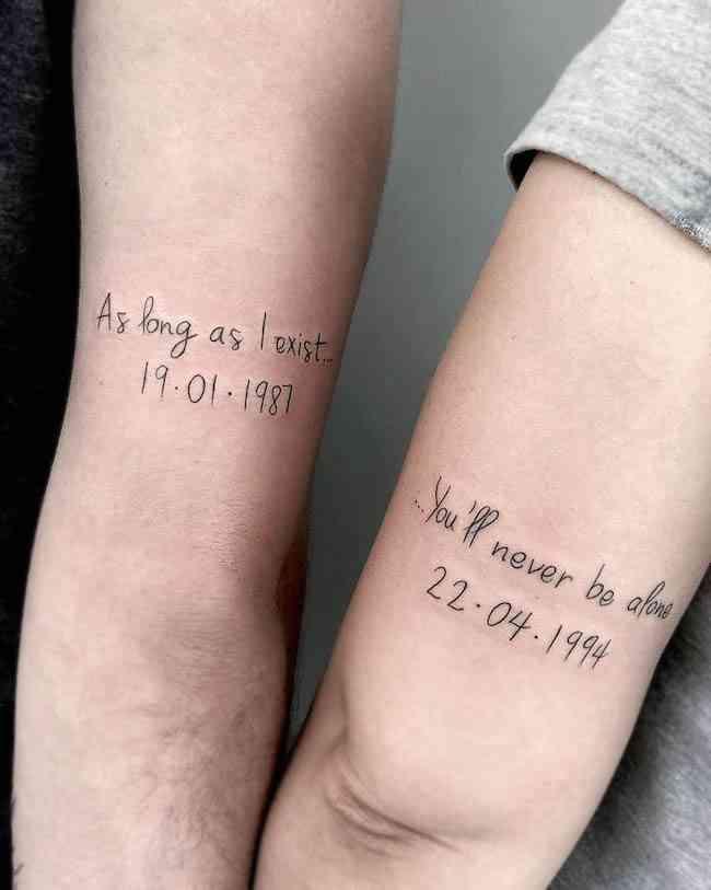 tattoos with quotes about family